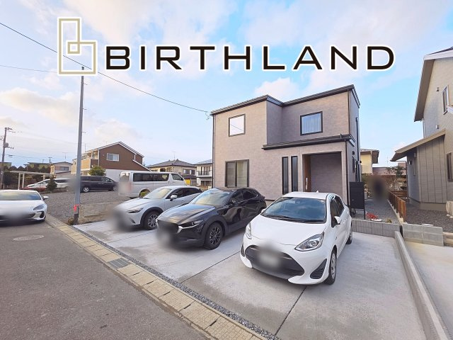 郡山市安積町笹川　モデルハウス　安積第三小・安積第二中の外観|〈暮らしやすさを追求したジャパンディスタイルの家〉閑静な住宅街にシンプルモダンなお家誕生！