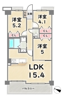 【間取り】 | 桂グリーンマンション