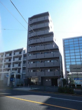 【外観】 | ルーブル浜田山 | 鉄筋コンクリート造のがっちりとした建物。