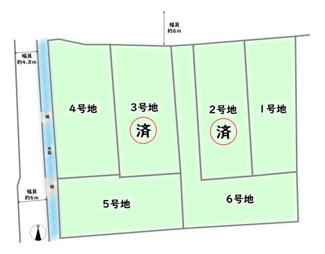 【区画図】 | 西京区川島三重町 | 《区画図》