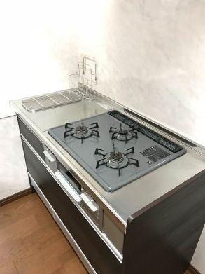 【キッチン】 | ヴィルヌーブ文京根津 | お料理しやすいキッチンです