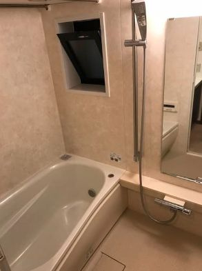 【浴室】 | ヴィルヌーブ文京根津 | 落ち着いた空間のお風呂です