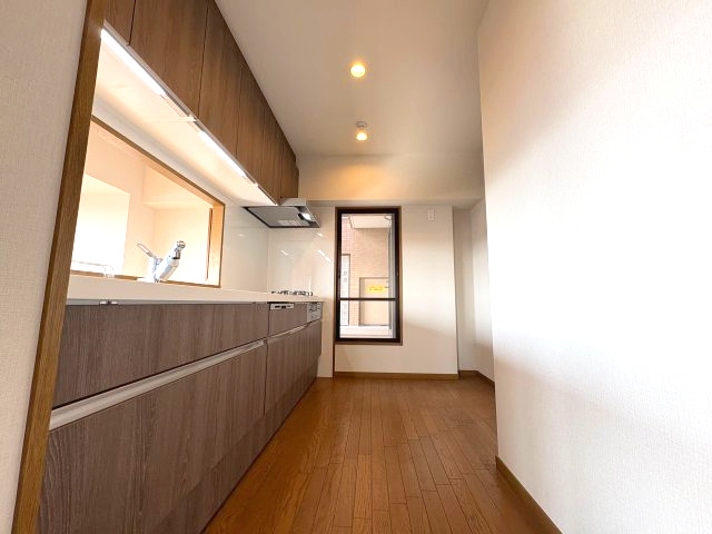 ライオンズマンション京命のキッチン|食洗機もあり使いやすいシステムキッチン