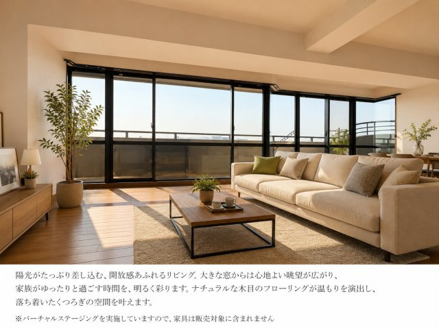 ライオンズマンション京命の居間・リビング