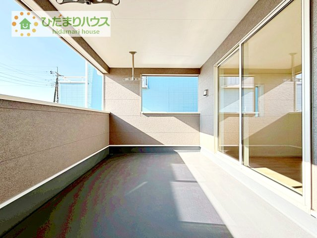 【バルコニー】 | 常総市東野原第1　新築戸建 | 人気が高いインナーバルコニーを採用♪天候を気にせず洗濯物を干せ、紫外線も気にせずに済みます(*^^)v