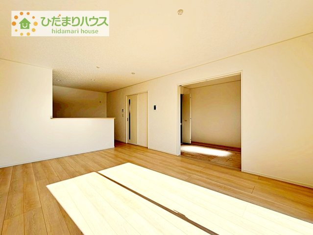 【居間・リビング】 | 常総市東野原第1　新築戸建 | 大型テレビに大型ソファー(^^)どんなインテリアにしますか？