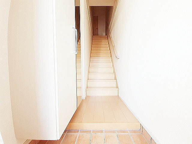 パークヒルズむらさきのＦの玄関