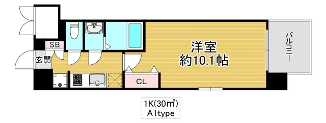 大阪市城東区鴫野東２丁目の賃貸マンションの間取り