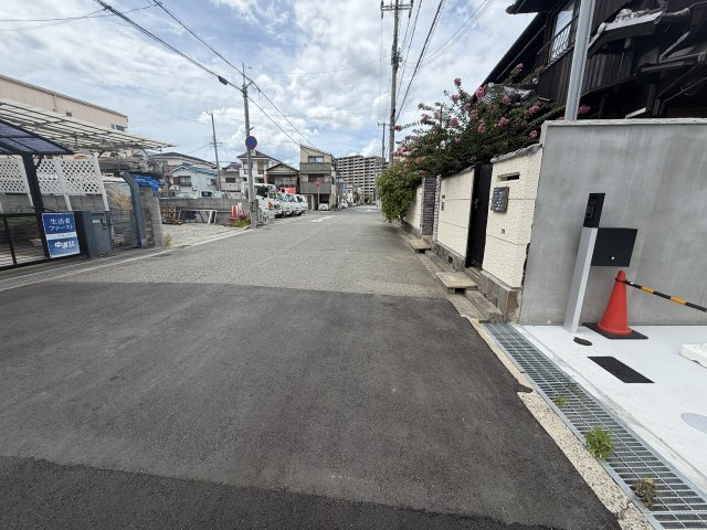【ヴィレッタの杜】石在町Ｂの前面道路含む現地写真