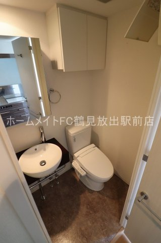 東大阪市高井田本通７丁目の賃貸マンションの洗面所