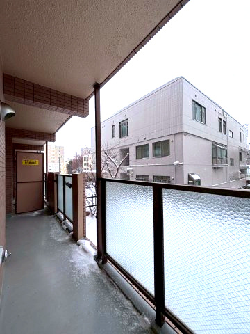 リーベスト月寒西のバルコニー