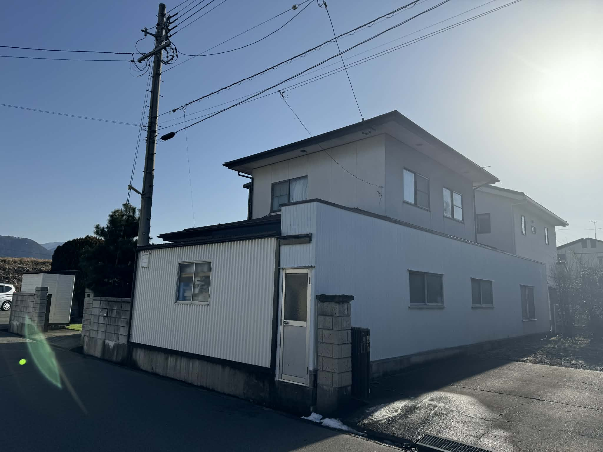 大豆島　中古戸建の前面道路含む現地写真|仕様のご確認やローンのご相談は＜Tel 026-477-7419＞まで♪