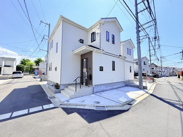 【外観】 | 新座市石神4丁目　新築一戸建住宅　全13棟　(保谷店) | 建物完成し実際に室内のご見学が可能です。お問い合わせの上、ぜひ現地をご確認ください。