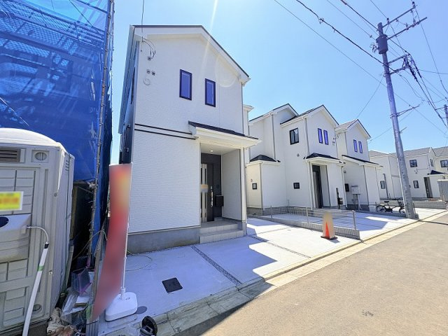 【外観】 | 新座市石神4丁目　新築一戸建住宅　全13棟　(保谷店) | 建物完成し実際に室内のご見学が可能です。お問い合わせの上、ぜひ現地をご確認ください。