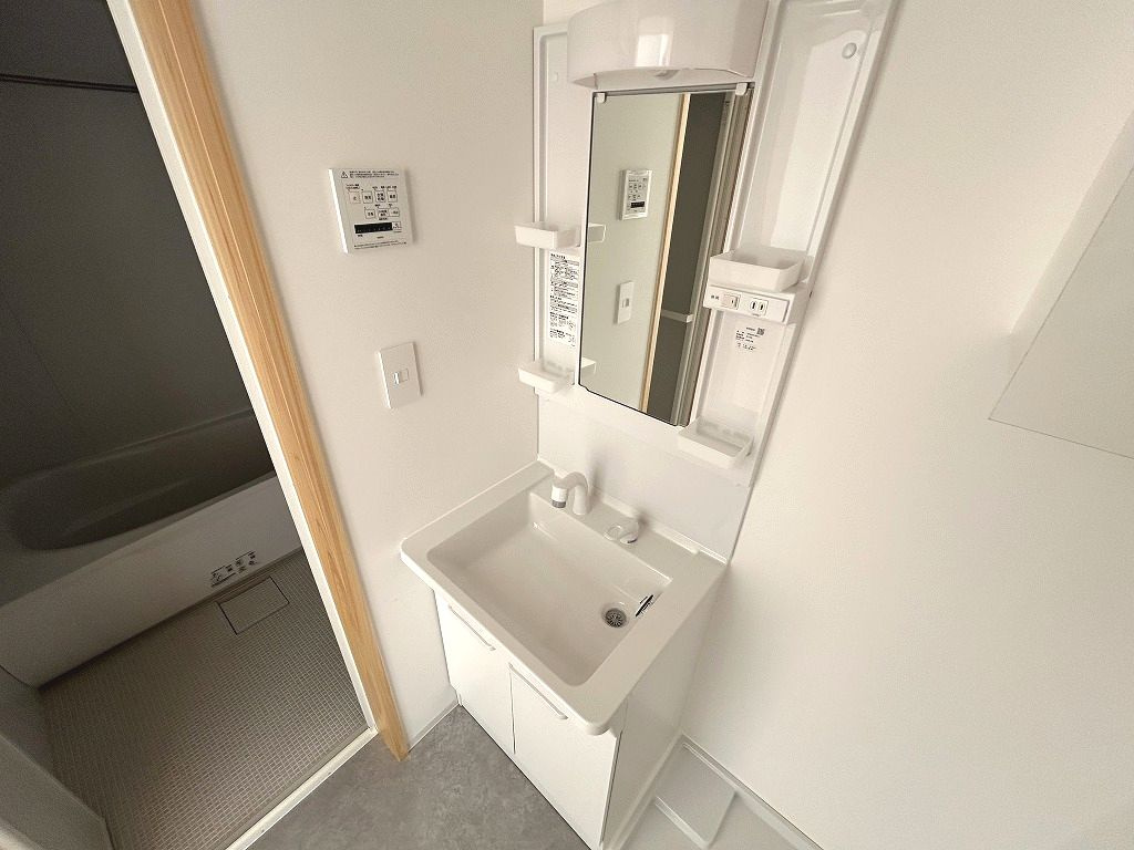 おこう仁ハイツの独立洗面台