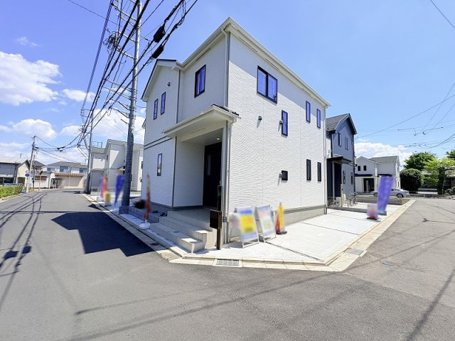 【外観】 | 新座市石神4丁目　新築一戸建住宅　全13棟　(保谷店) | 緑豊かな住宅地でのびのびとした暮らし。