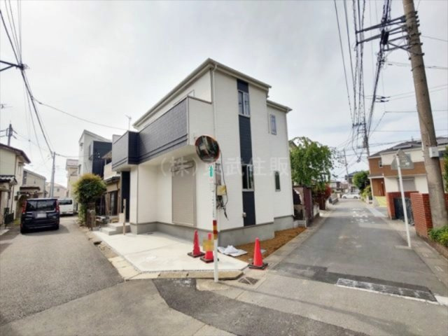 【前面道路含む現地写真】 | 川越市安比奈新田　全１棟 | 閑静な住宅地です