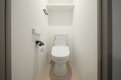 【トイレ】 | estageo関目高殿 | 落ち着いた色調のトイレです