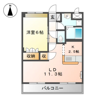 【間取り】 | ヴィレッジ名草