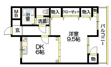 ロイヤルコーポ吉田の間取り