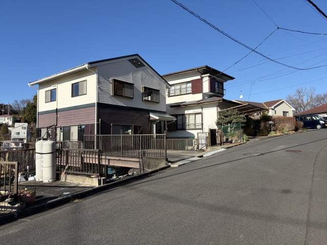 三島市　パサディナタウンの前面道路含む現地写真