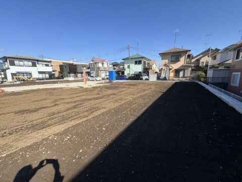 厚木市関口　建築条件付き売地の外観