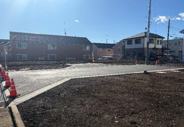 厚木市関口　建築条件付き売地の外観