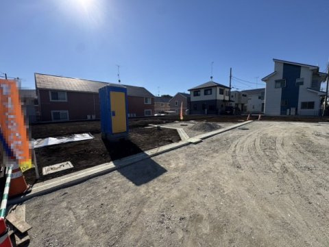 厚木市関口　建築条件付き売地の外観