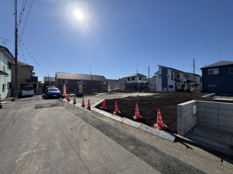 厚木市関口　建築条件付き売地の外観