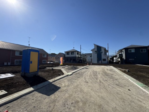 厚木市関口　建築条件付き売地の外観