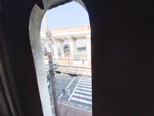 針中野２丁目住居のバルコニー