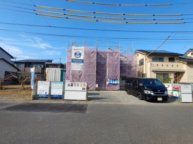 【Livele Garden】　栃木市岩舟町静　第9　全1邸の外観|○外観○
1棟現場！ぜひ、お気軽にお問合せください♪
2026年1月撮影