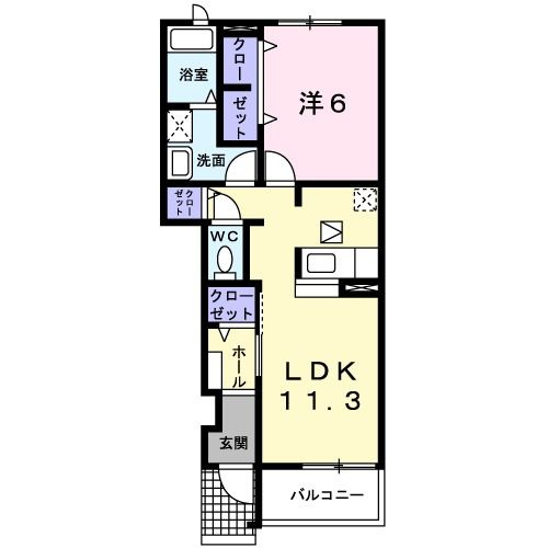 アルバシエロⅠの間取り
