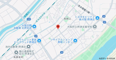 【地図】 | 摂津市鳥飼中一戸建