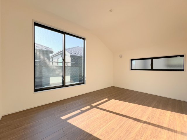 羽村市小作台4丁目　新築戸建全6棟の洋室|【洋室2】6.75帖