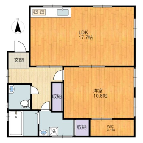 【間取り】 | アバンティ日の出町
