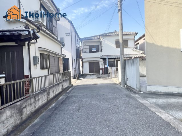 明石市大久保町大窪　土地の前面道路含む現地写真|●年中無休：当日予約可●前面道路は北東側4.3ｍ！南東側4.5ｍございます！