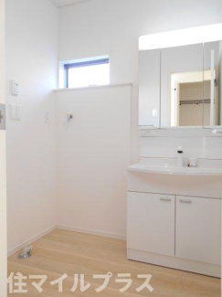 【独立洗面台】 | 郡山市日和田町日向新築一戸建て3棟 | 朝の身支度には欠かせない独立洗面化粧台