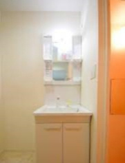 オーシャンズ西向日の独立洗面台|シャワー付き独立洗面台