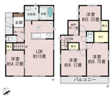 千葉市稲毛区萩台町　新築分譲住宅A号棟の画像