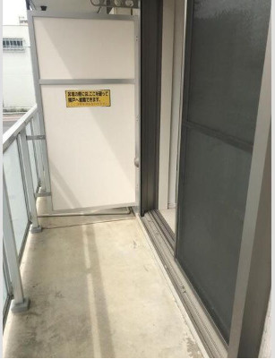 パークフラッツ博多吉塚　11階のバルコニー|現状優先です。