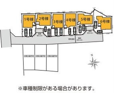 【区画図】 | 藤沢市本藤沢2期 新築戸建  全6棟