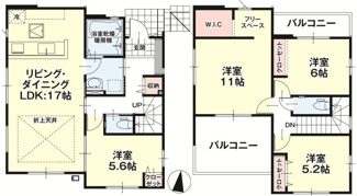 【間取り】 | 郡山市安積町笹川新築一戸建て2棟