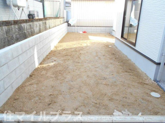 【庭】 | 郡山市安積町笹川新築一戸建て2棟 | お庭の付いた物件です