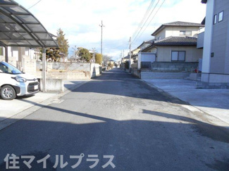 【前面道路含む現地写真】 | 郡山市安積町笹川新築一戸建て2棟 | 前面道路含む現地写真です