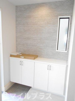 【玄関】 | 郡山市安積町笹川新築一戸建て2棟 | 落ち着いた玄関です