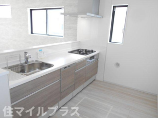 【キッチン】 | 郡山市安積町笹川新築一戸建て2棟 | 使いやすいキッチンです