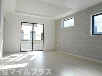 【居間・リビング】 | 郡山市安積町笹川新築一戸建て2棟 | 居間です