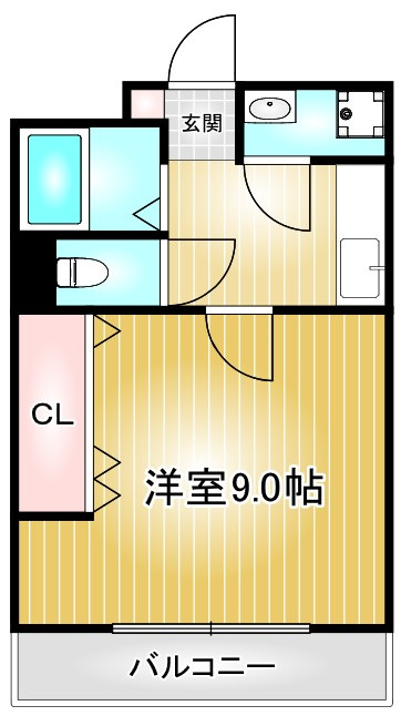 ブライトプレイスあゆち｜名古屋市の賃貸ならMy賃貸の間取り|ブライトプレイスあゆち