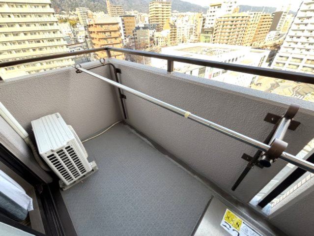 藤和シティホームズ灘のバルコニー